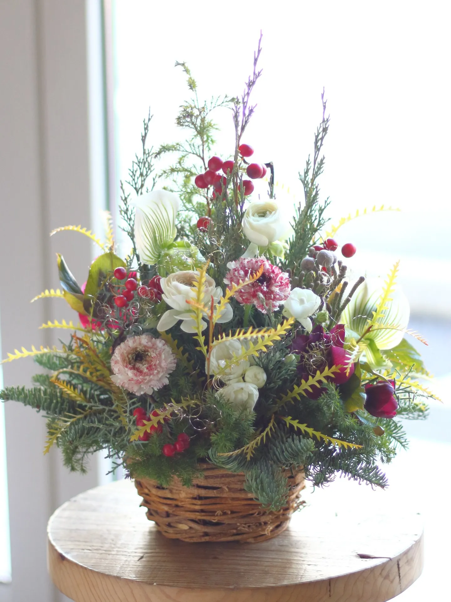GHBのクリスマスアレンジメント。